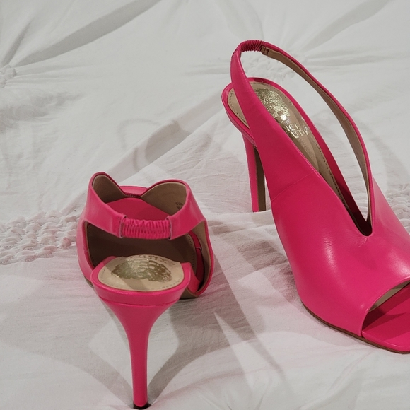 New Vince Camuto Neon Pink sling back mule - Picture 4 of 5